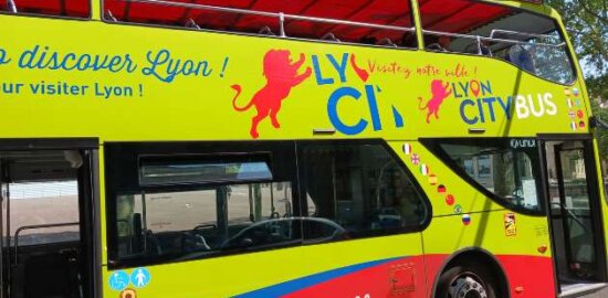 リヨン市内をめぐる観光バスに乗ってみよう - Lyon City Bus -
